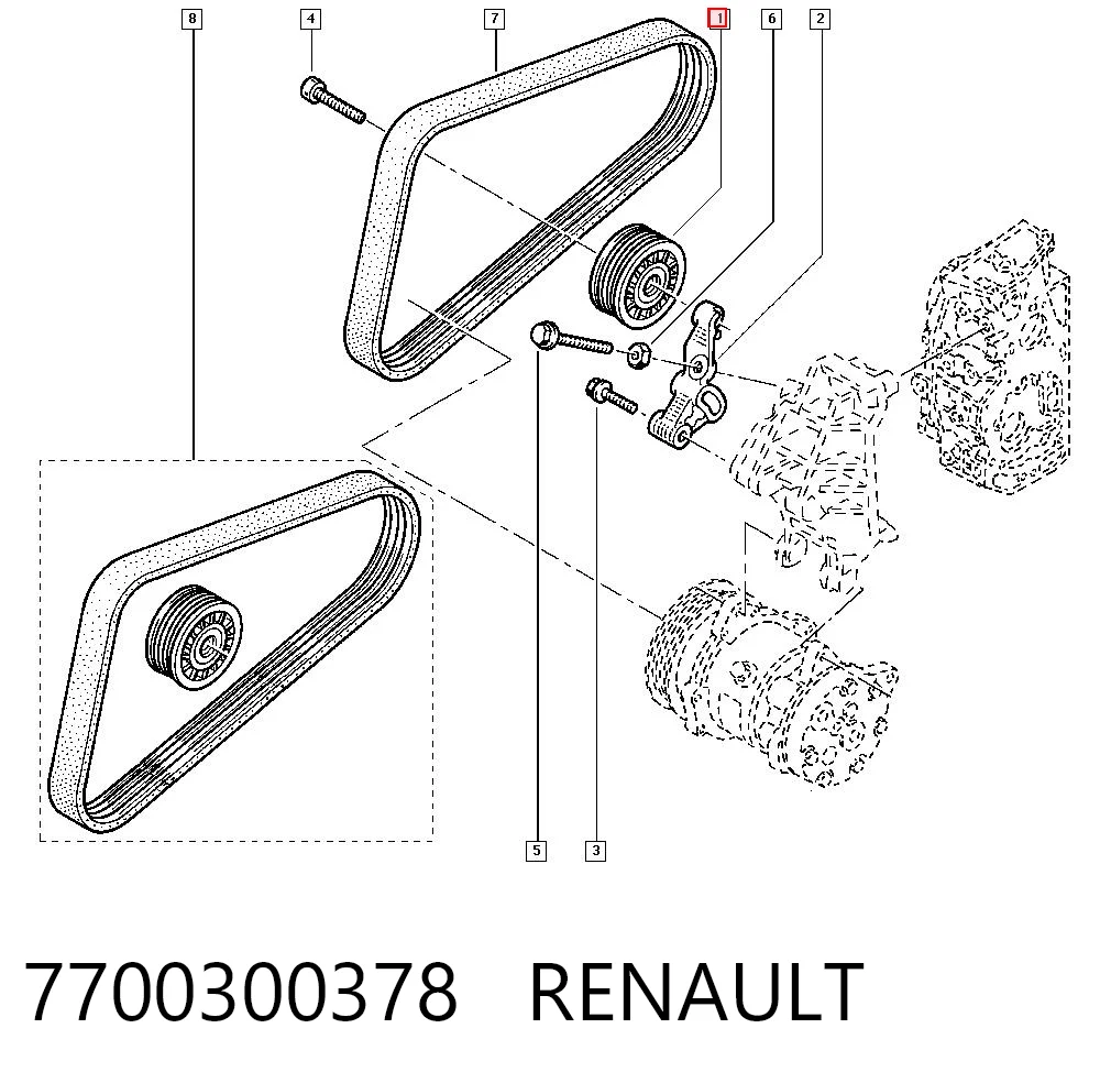 7700300378 Renault (RVI)