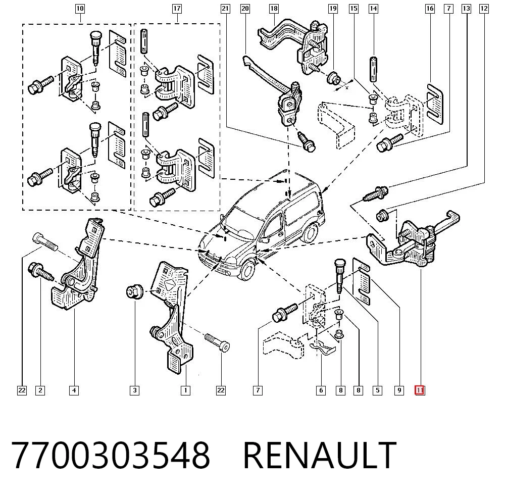 7700303548 Renault (RVI)