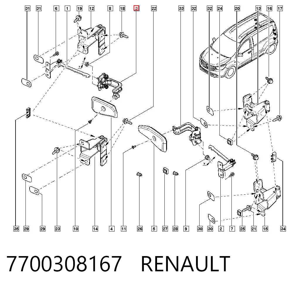 7700308167 Renault (RVI)