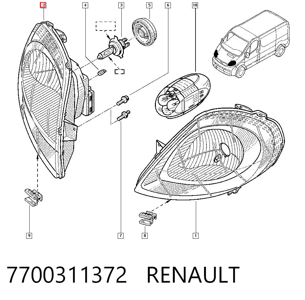 7700311372 Renault (RVI)