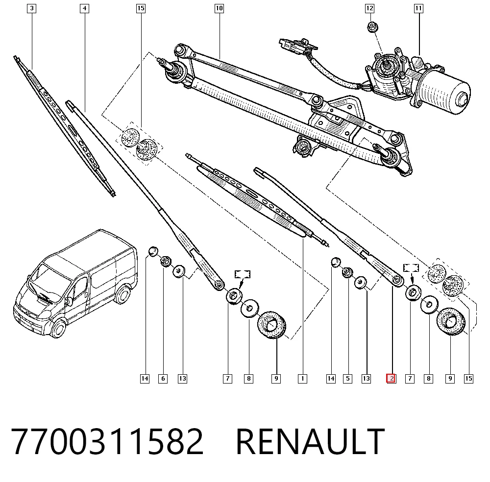 7700311582 Renault (RVI)