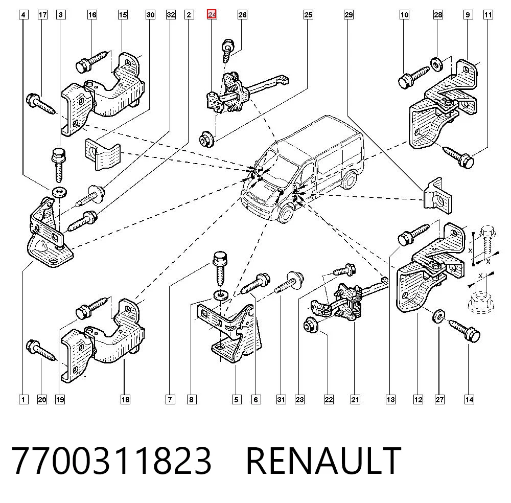 7700311823 Renault (RVI)