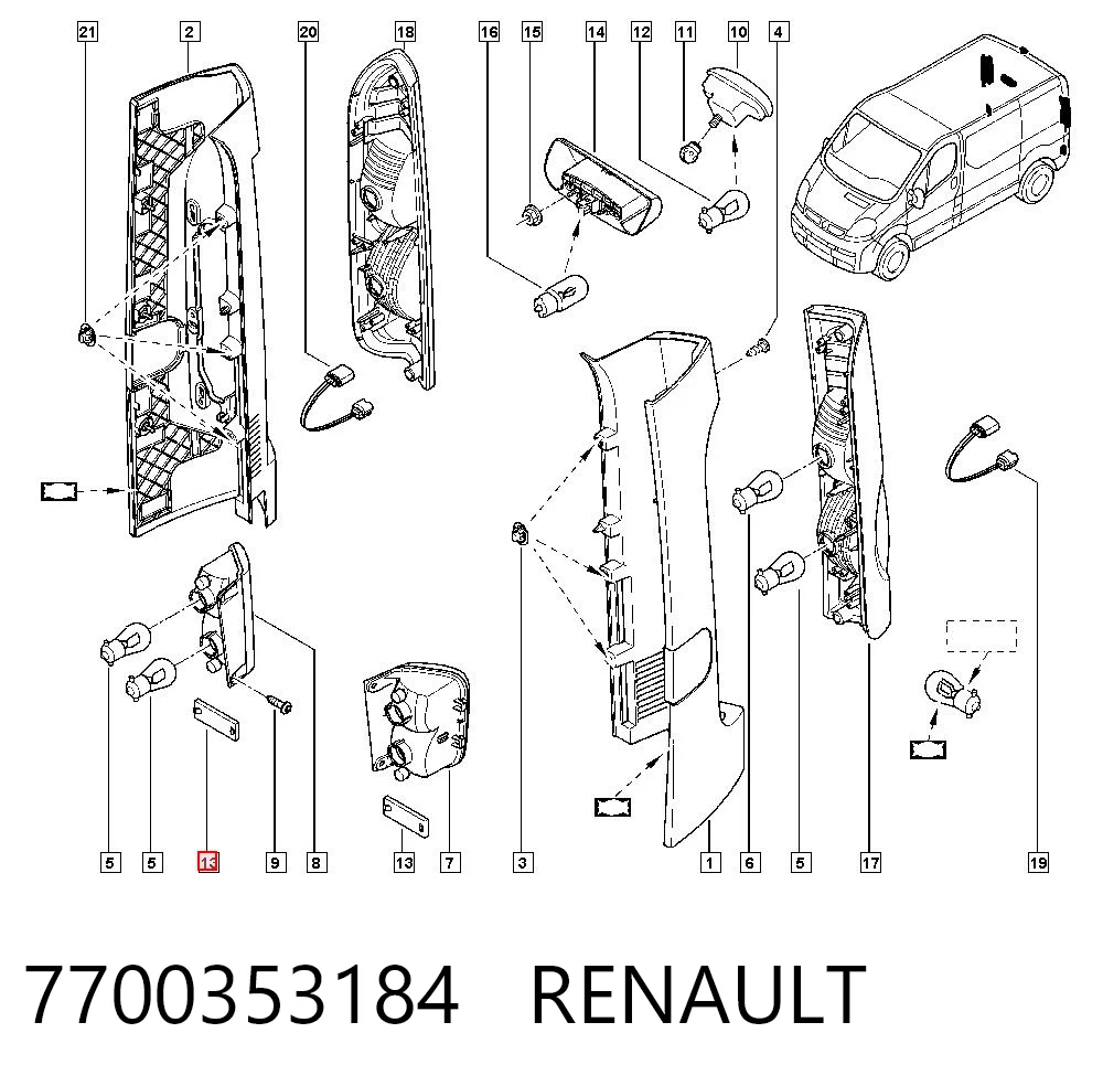 7700353184 Renault (RVI)