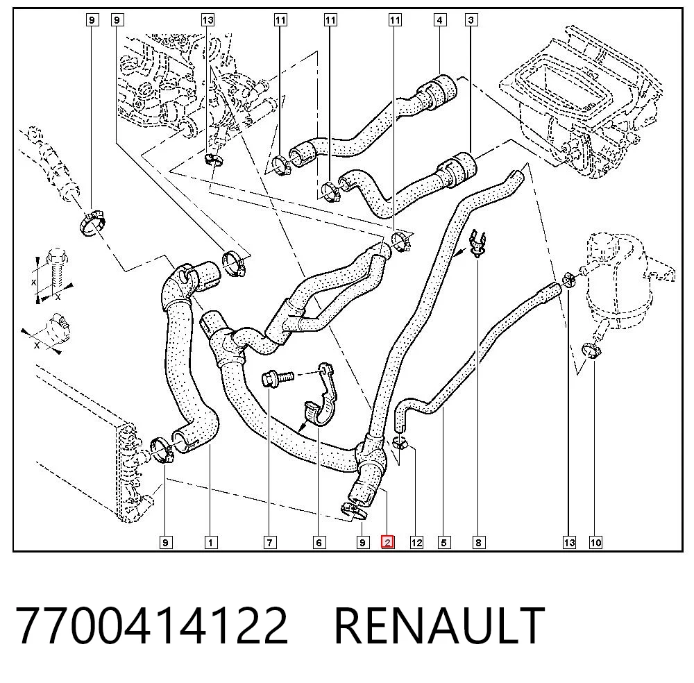 7700414122 Renault (RVI)