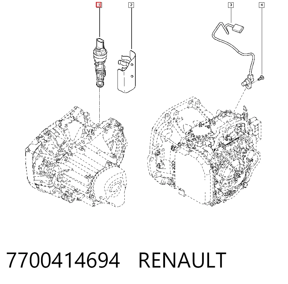 7700414694 Renault (RVI) Czujnik prędkości