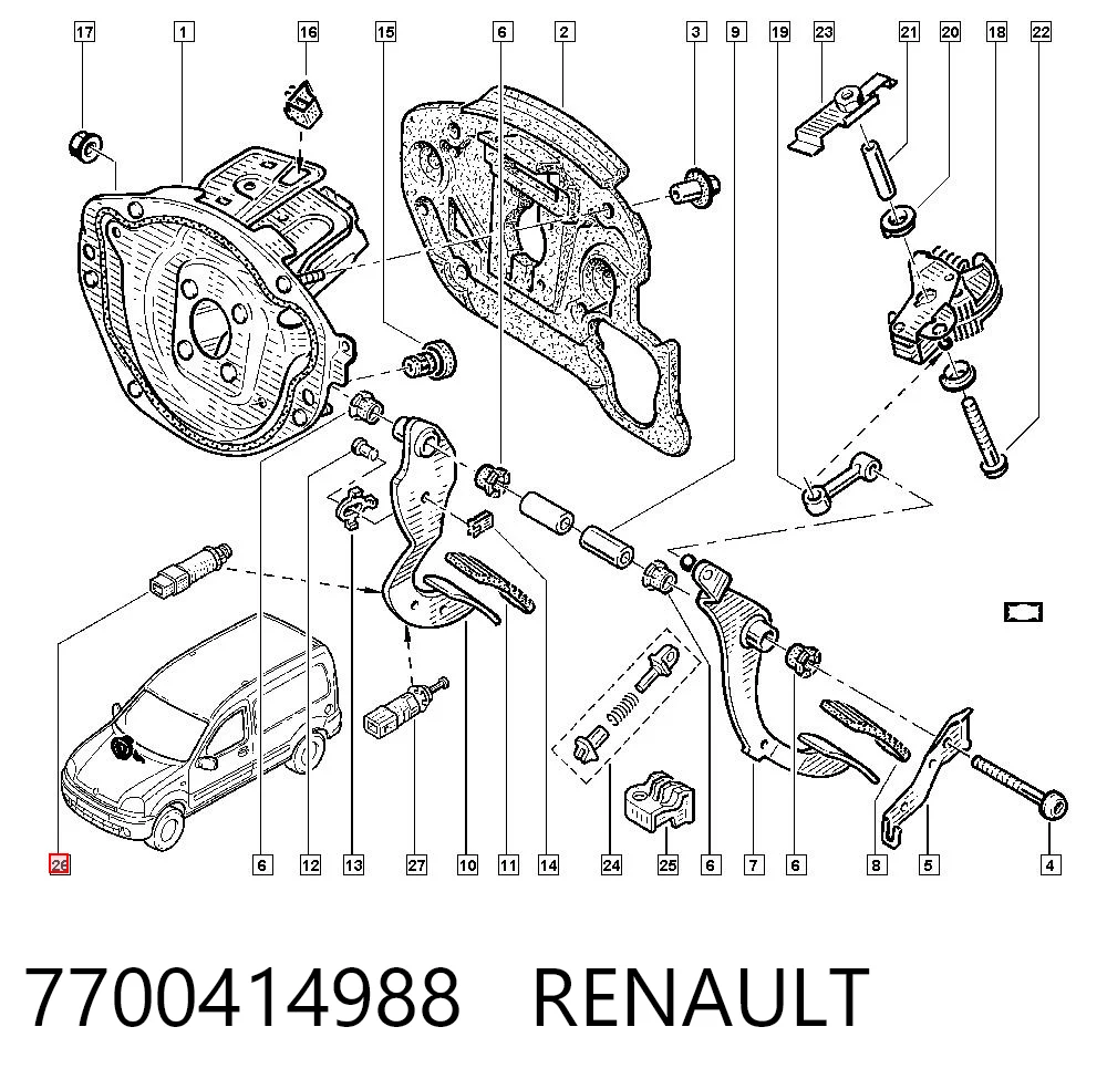 7700414988 Renault (RVI)