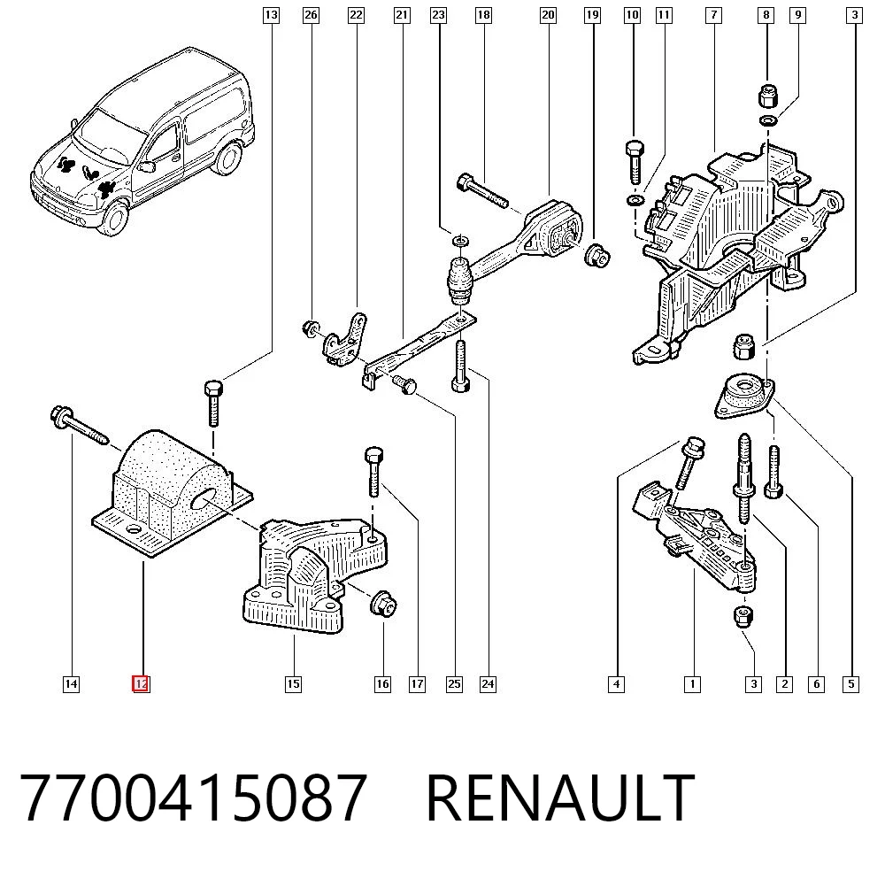 7700415087 Renault (RVI)