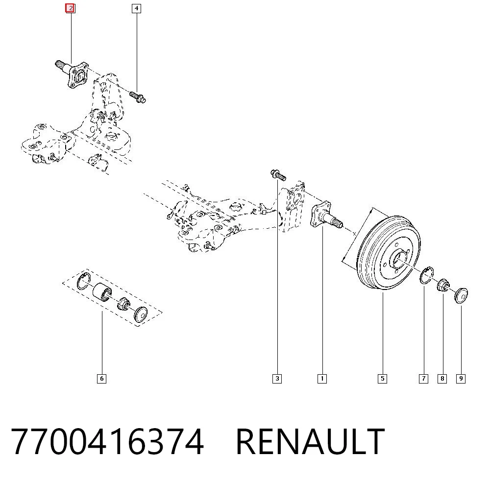 7700416374 Renault (RVI)