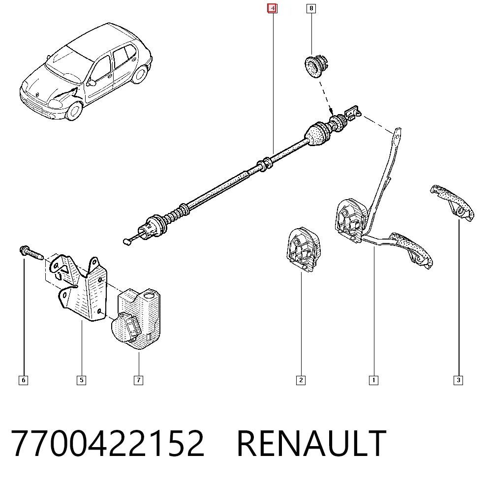 7700422152 Renault (RVI)