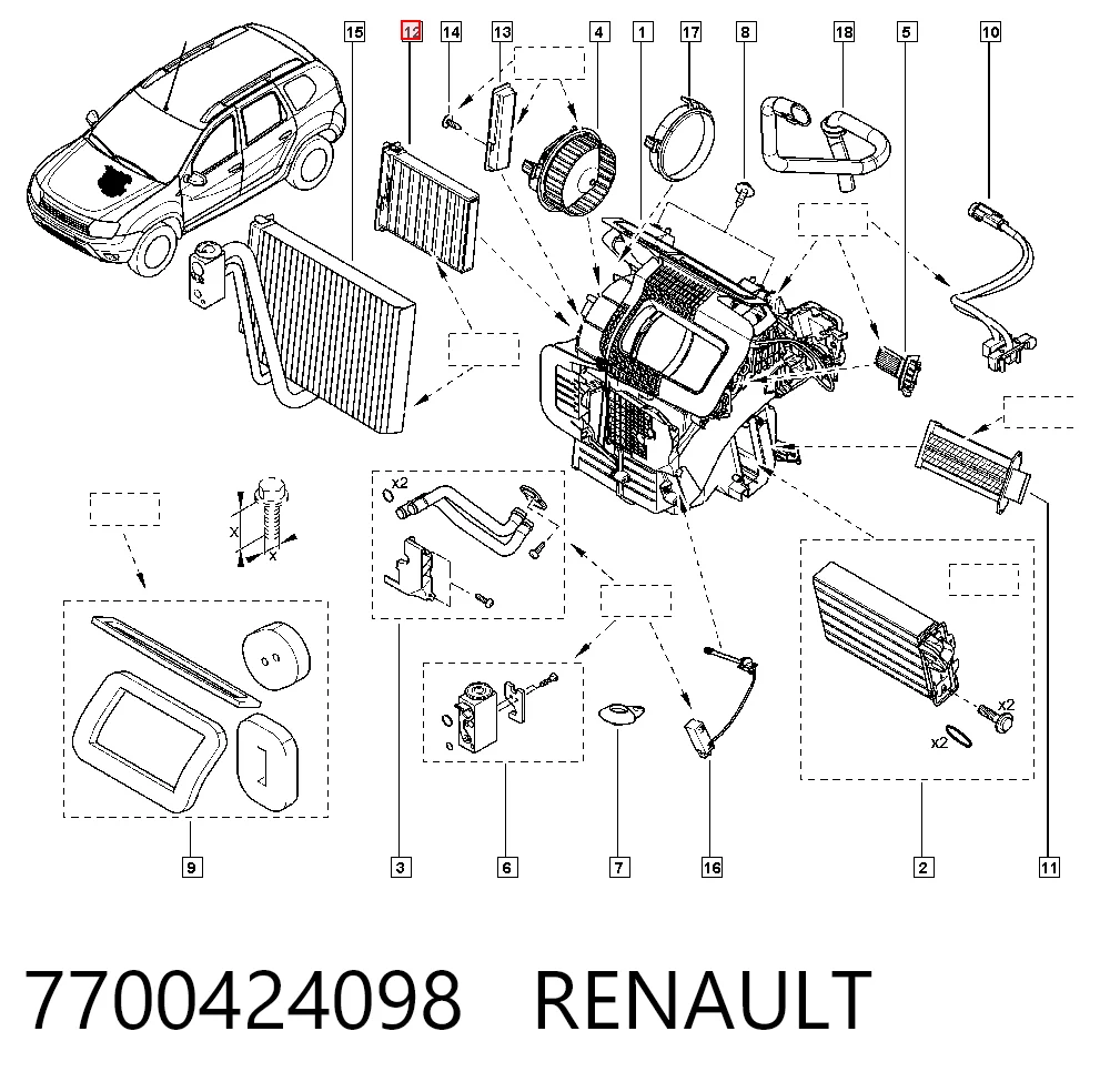7700424098 Renault (RVI)