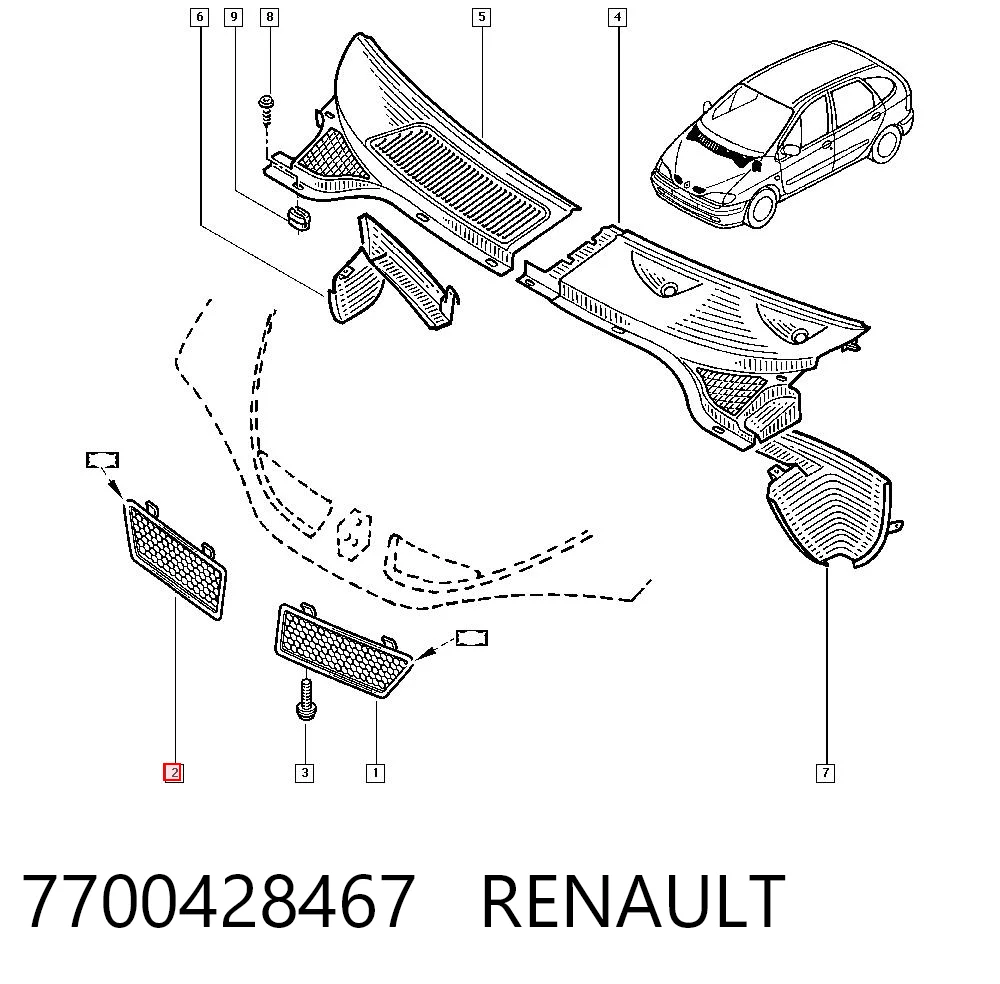 7700428467 Renault (RVI)