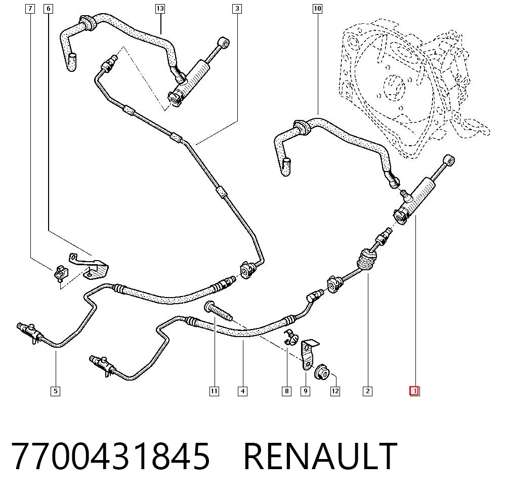 7700431845 Renault (RVI)