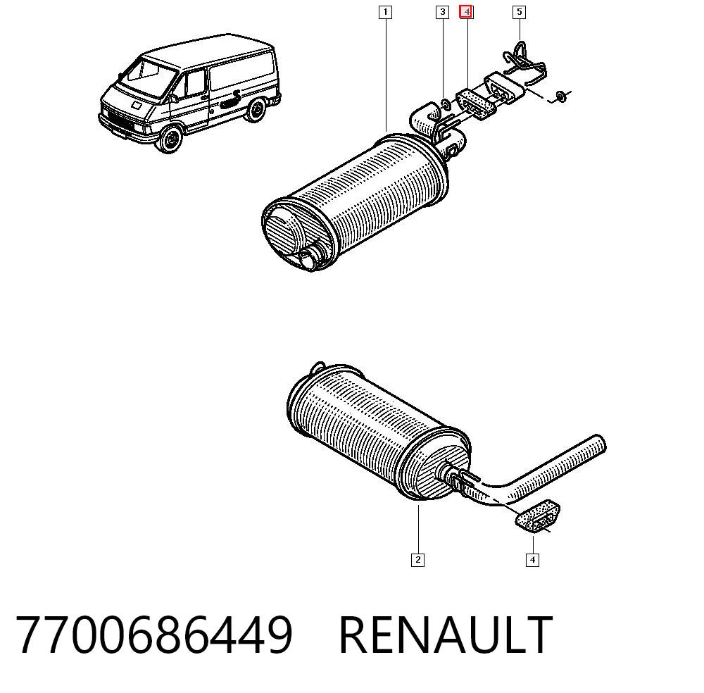 7700686449 Renault (RVI)