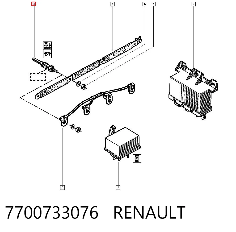 7700733076 Renault (RVI)