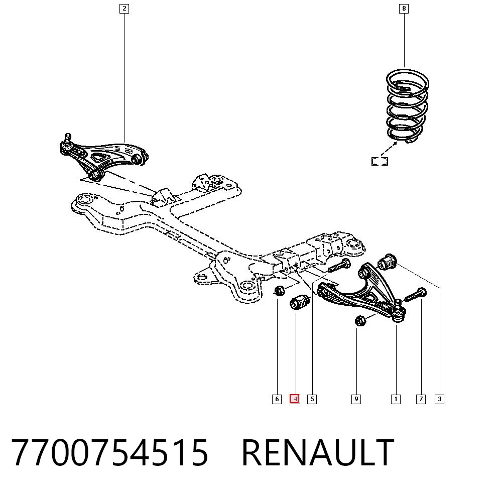 7700754515 Renault (RVI)