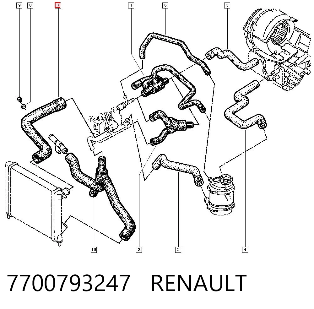 7700793247 Renault (RVI)