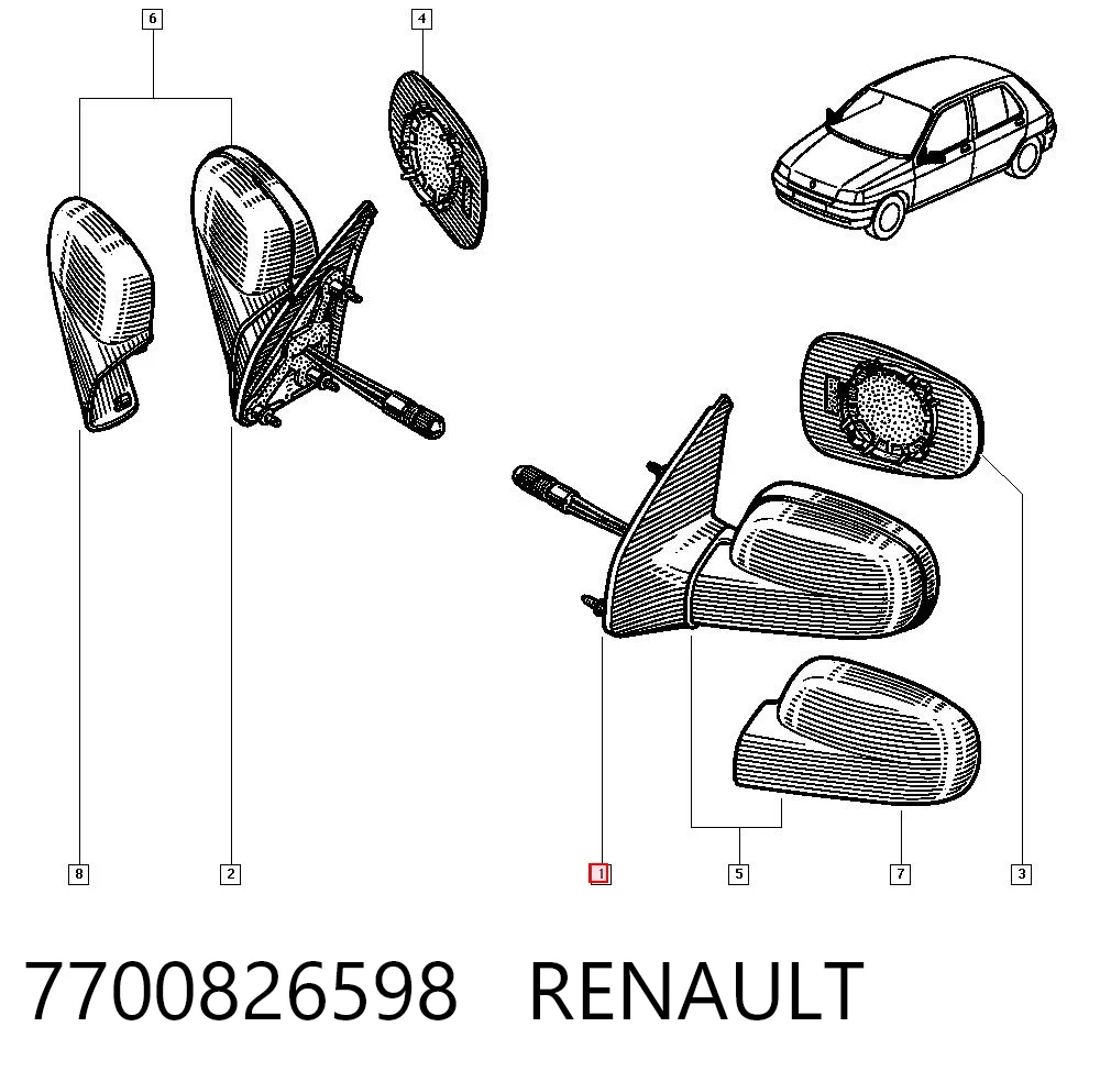 7700826598 Renault (RVI)
