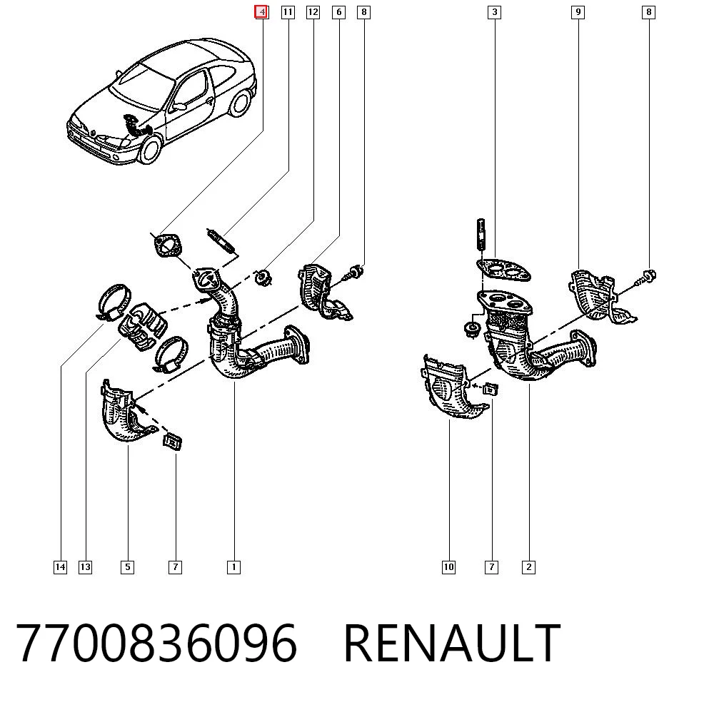 7700836096 Renault (RVI)