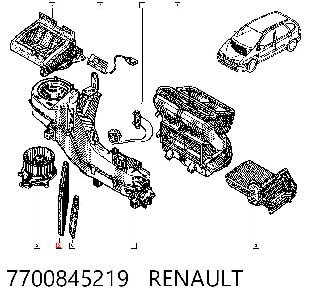 7700845219 Renault (RVI)