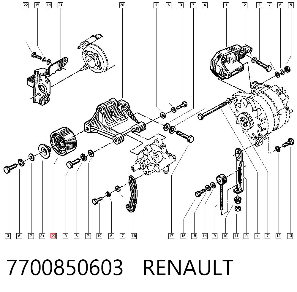 7700850603 Renault (RVI)