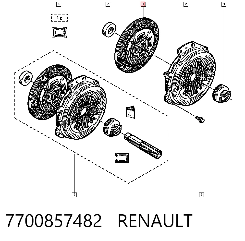 Tarcza sprzęgła Renault LOGAN II MCV kombi (K8) (2013 - 2026) cena, od 41,25 USD
