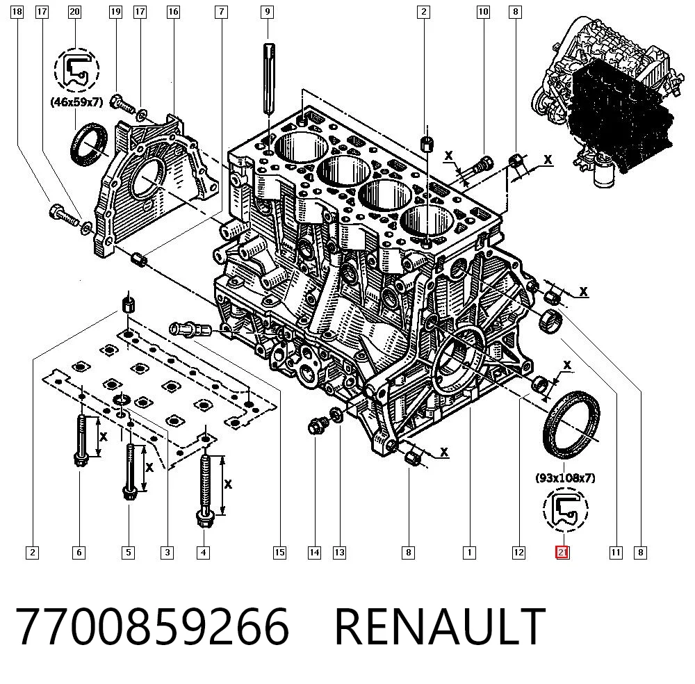 7700859266 Renault (RVI)