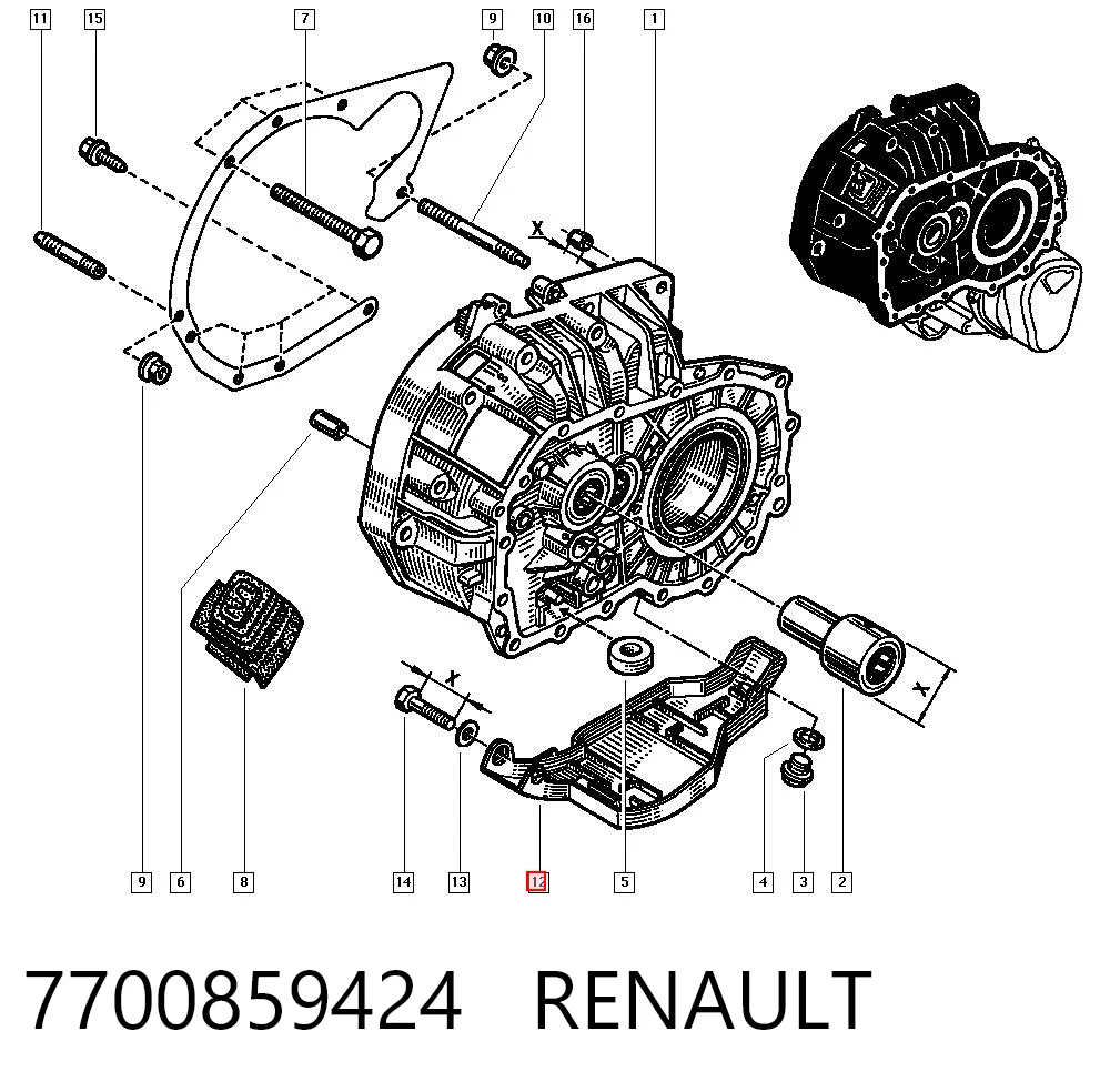 7700859424 Renault (RVI)