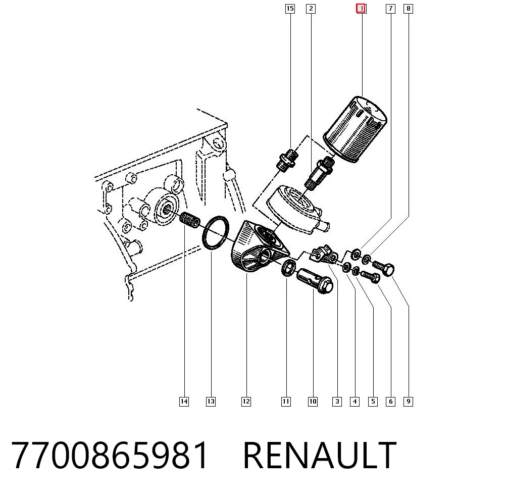 7700865981 Renault (RVI)