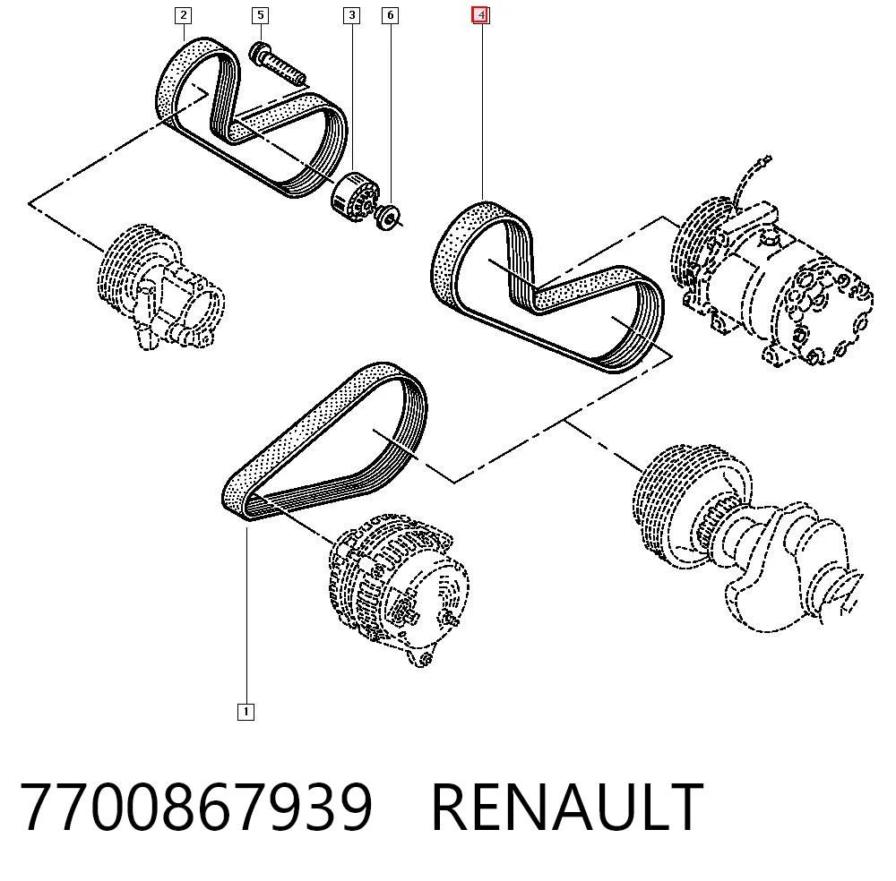 7700867939 Renault (RVI)