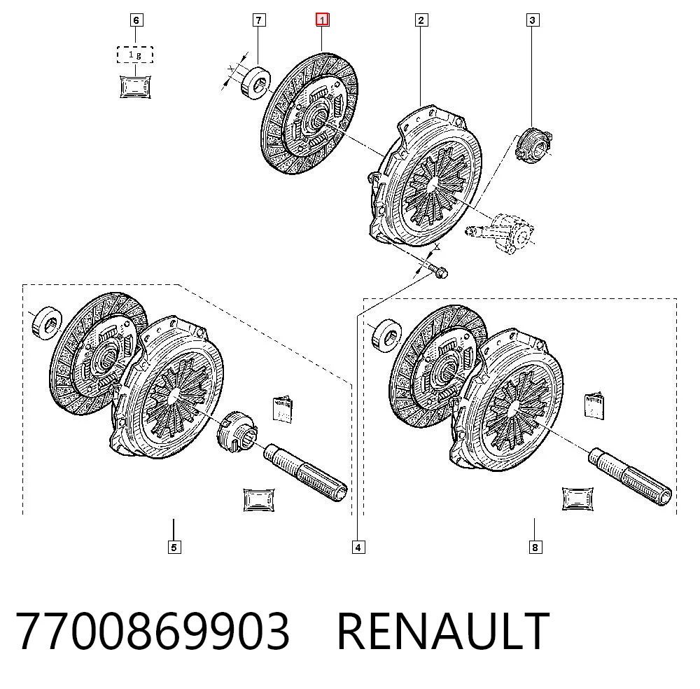 Do koszyka Tarcza sprzęgła Renault Trafic I TXX