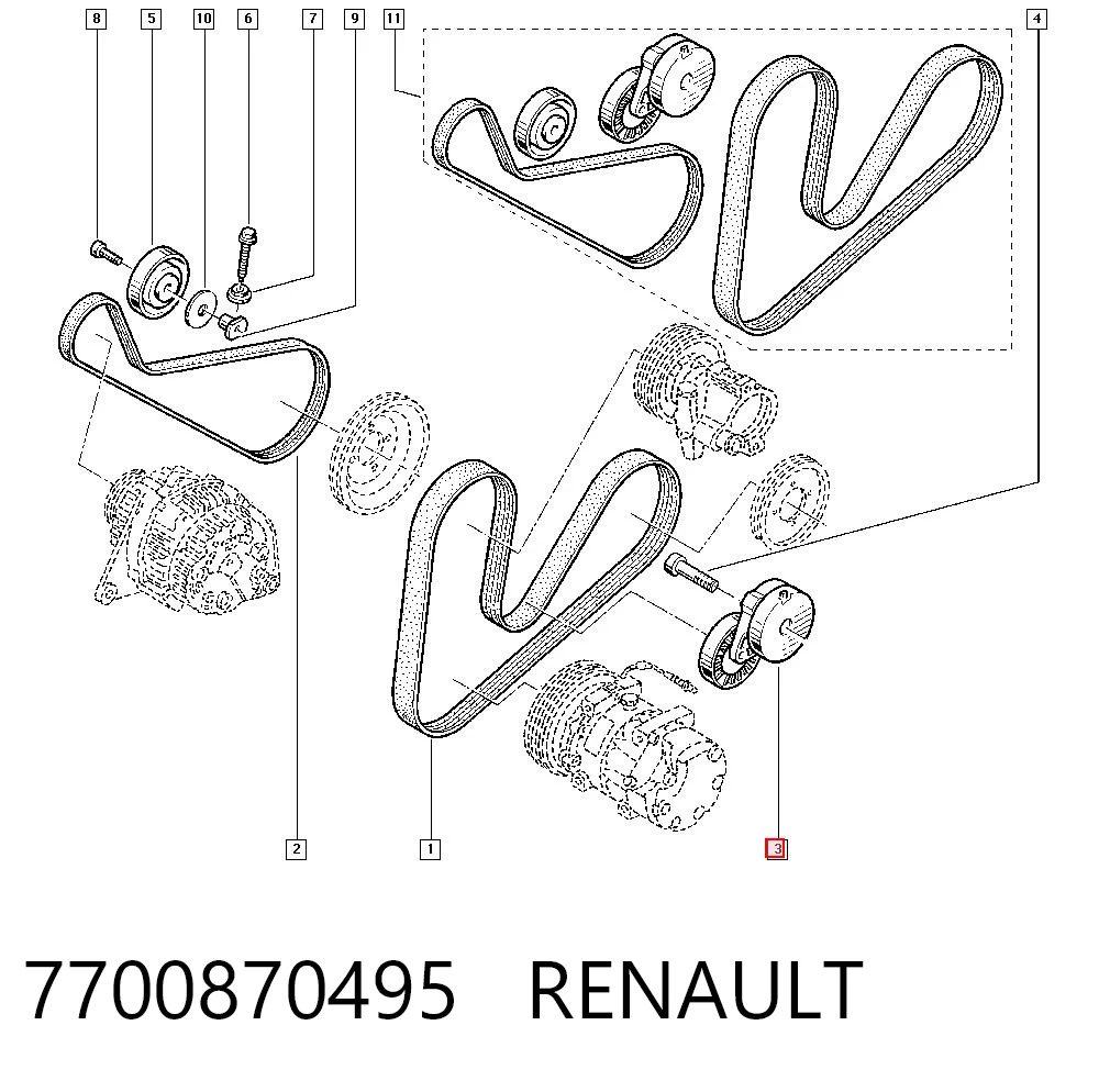 7700870495 Renault (RVI)