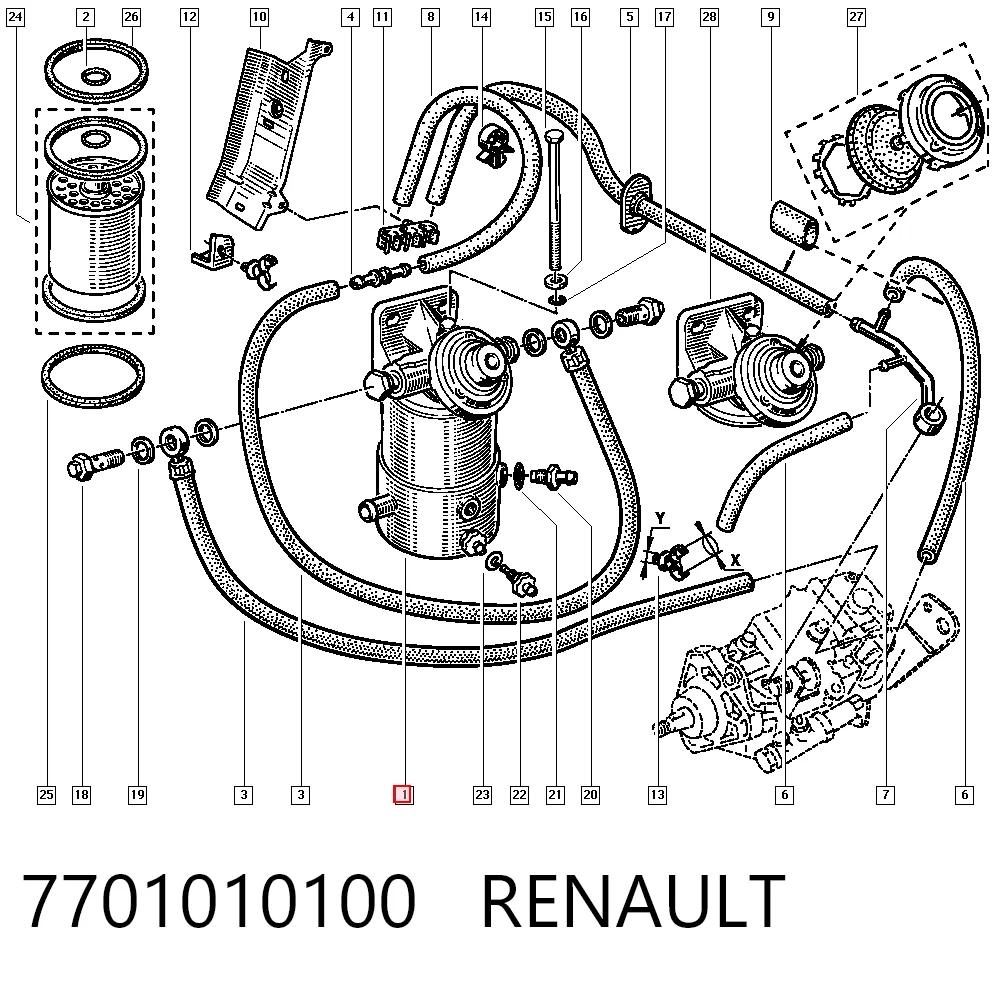 7701010100 Renault (RVI)