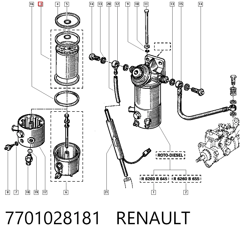 7701028181 Renault (RVI)