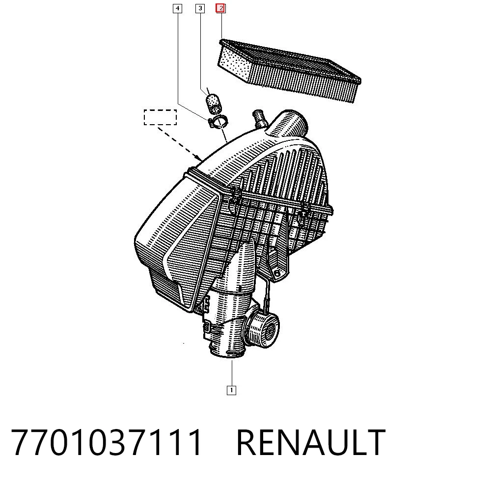 7701037111 Renault (RVI)