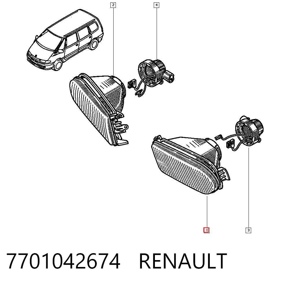 7701042674 Renault (RVI)