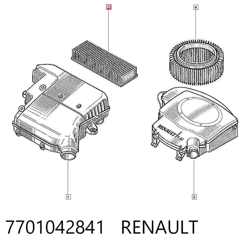 7701042841 Renault (RVI)