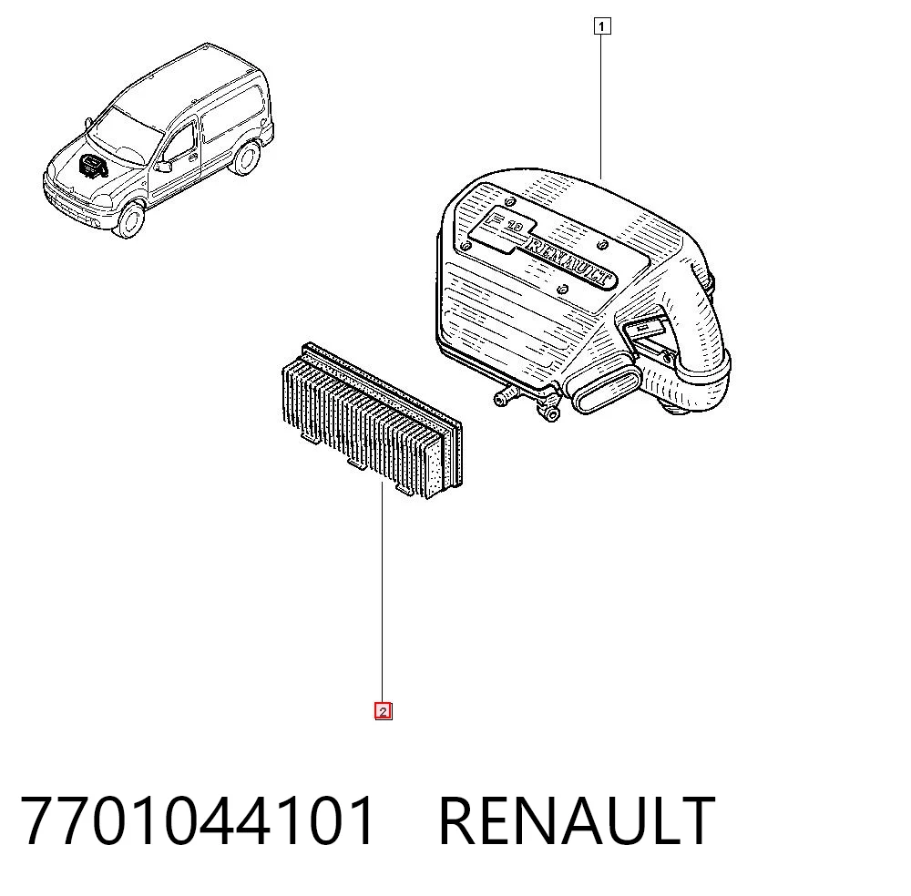 7701044101 Renault (RVI)