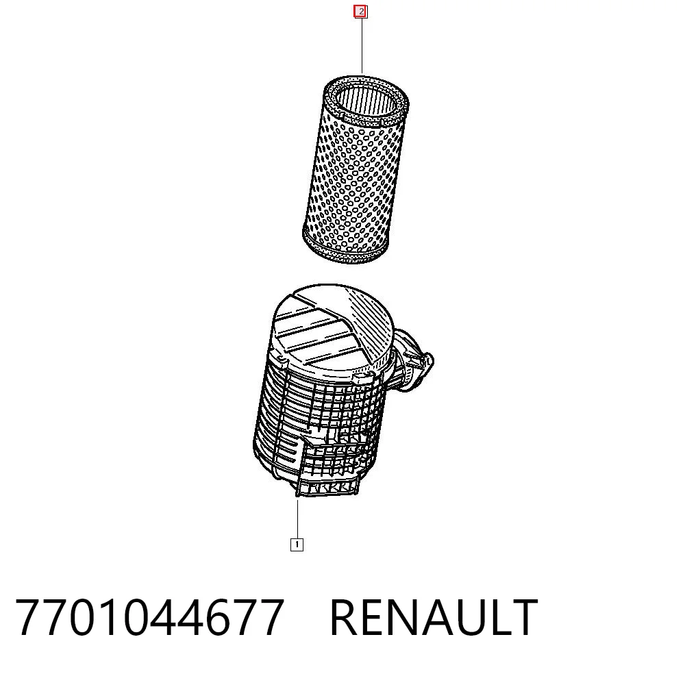 7701044677 Renault (RVI)