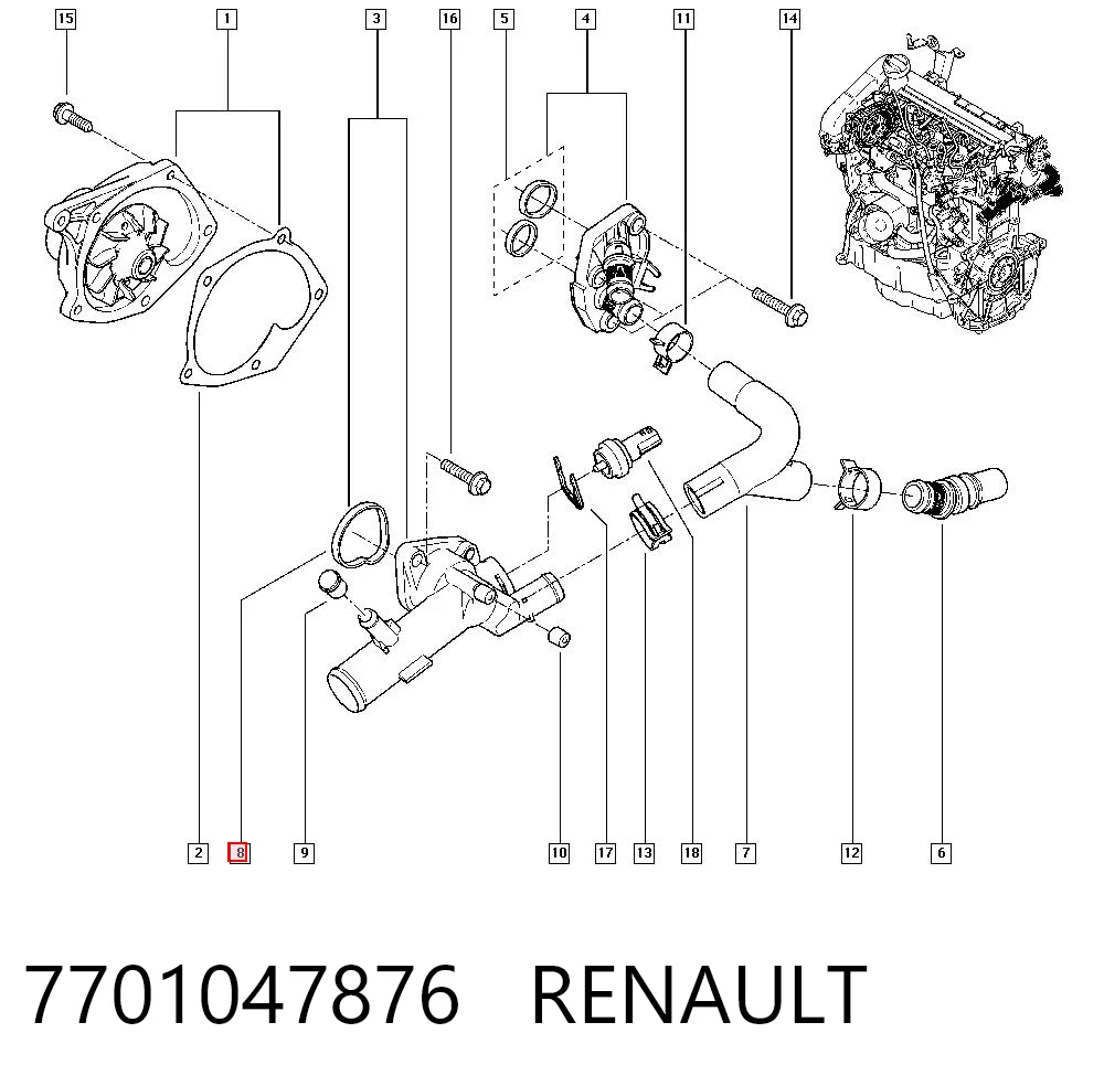 7701047876 Renault (RVI)