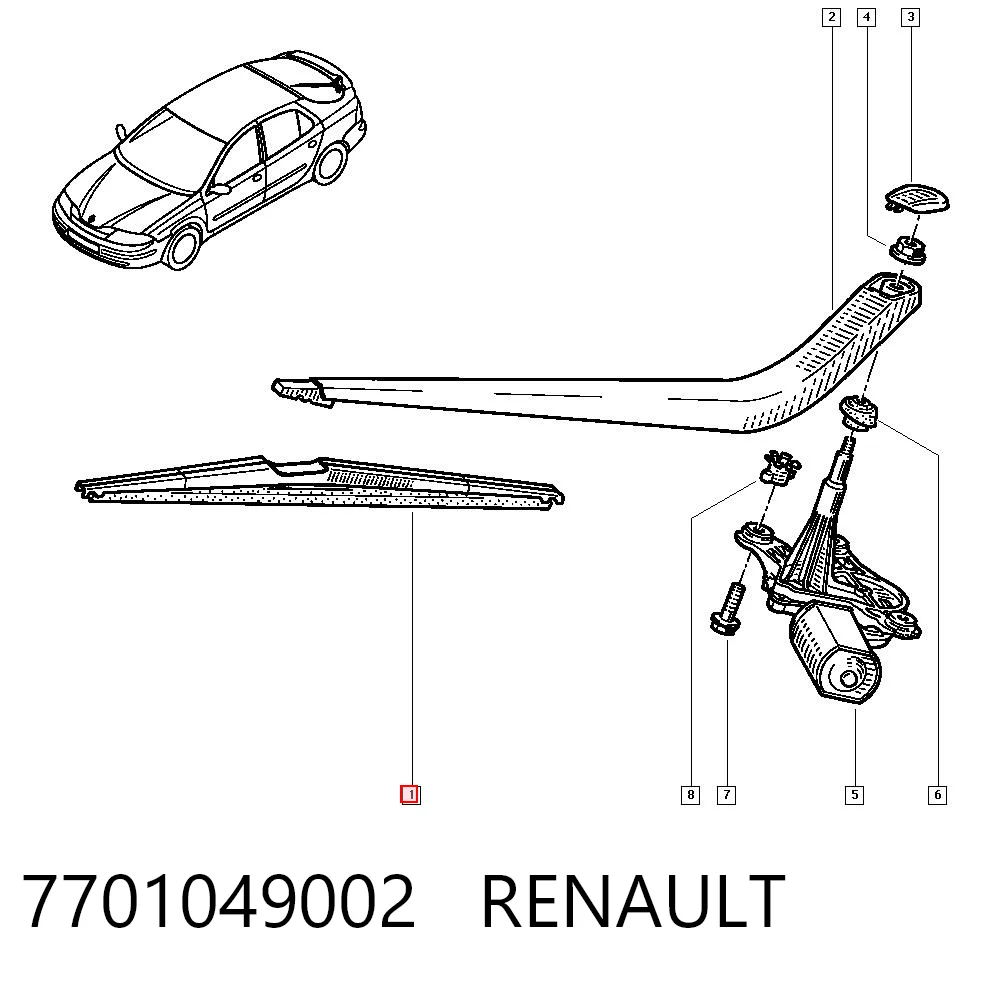 7701049002 Renault (RVI)