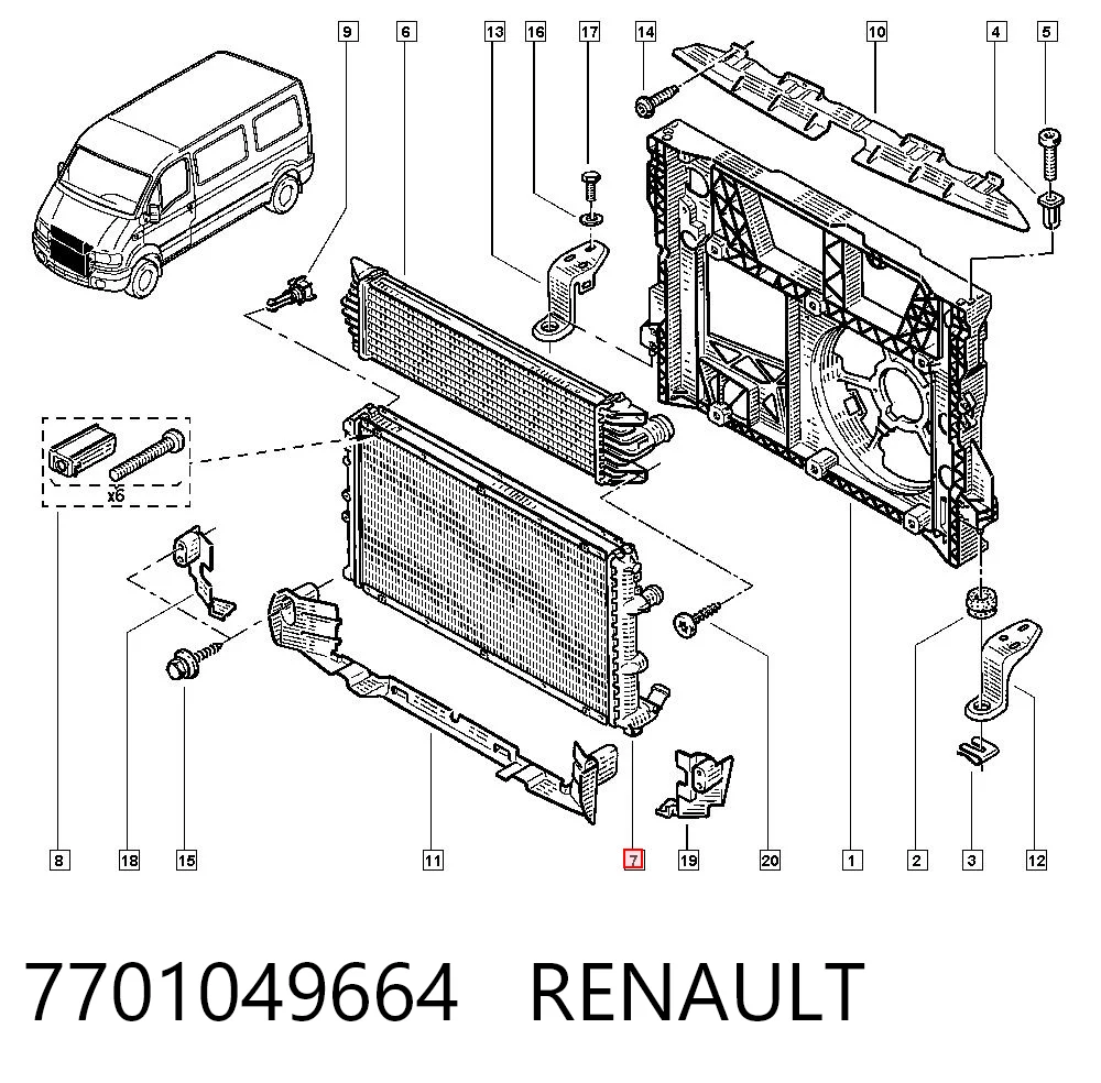 7701049664 Renault (RVI)