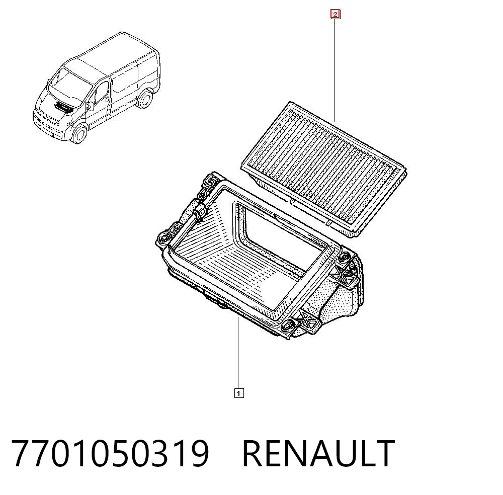 7701050319 Renault (RVI)
