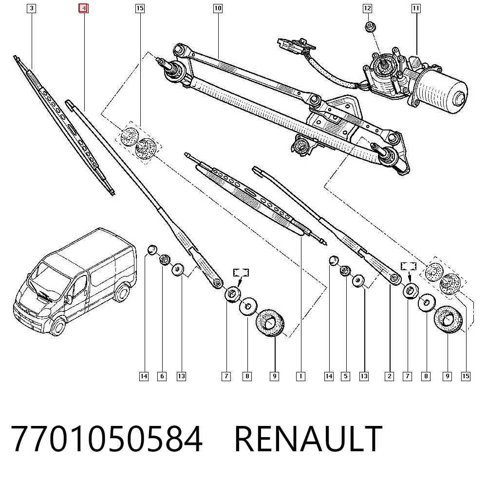 7701050584 Renault (RVI)