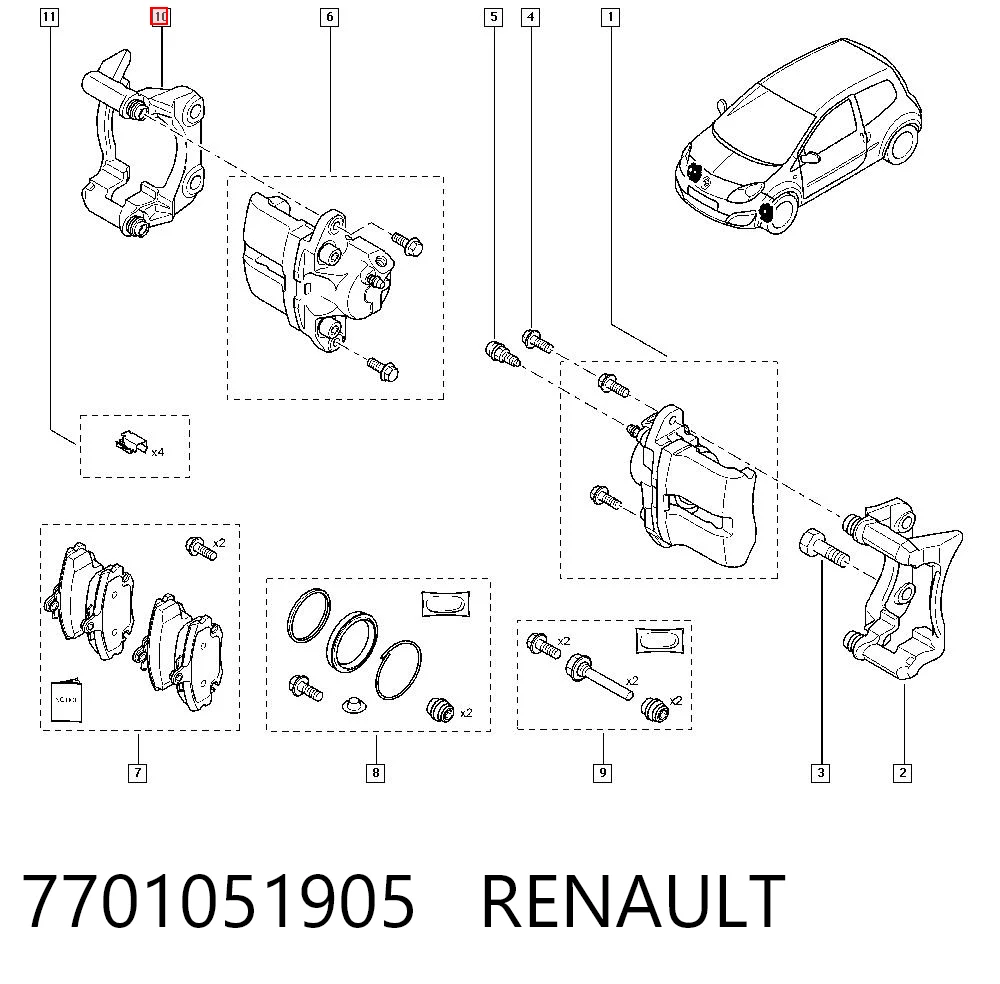 7701051905 Renault (RVI)