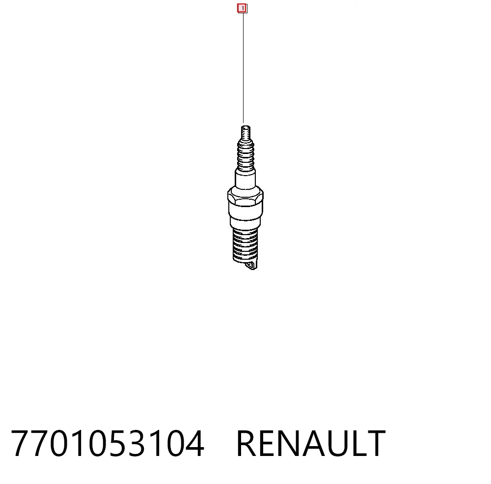 7701053104 Renault (RVI)