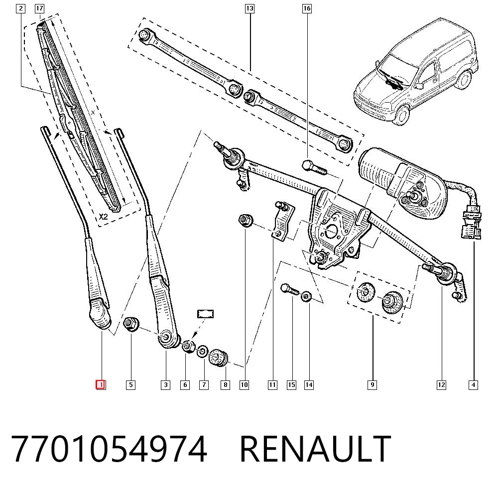 7701054974 Renault (RVI)