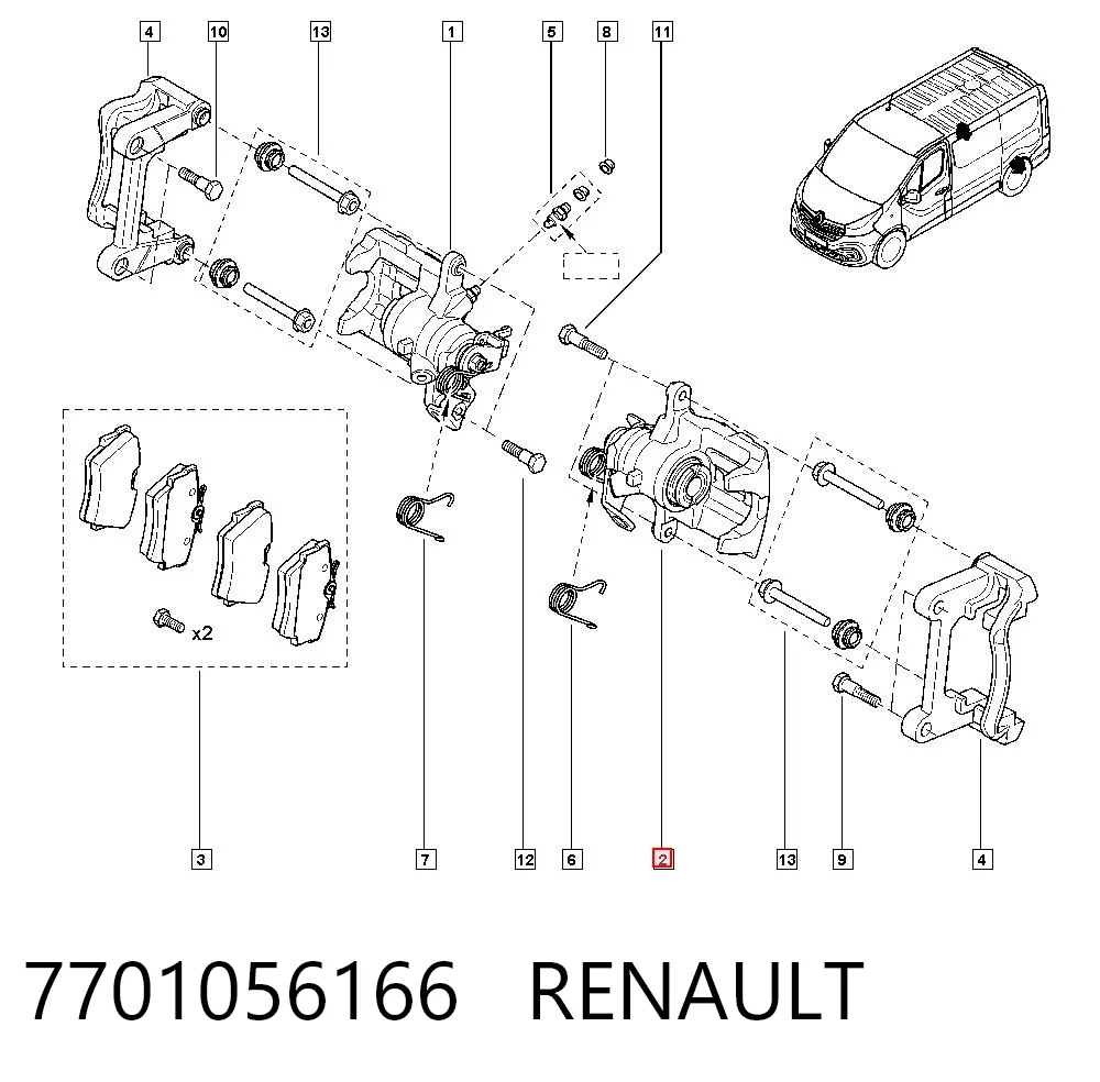 7701056166 Renault (RVI)