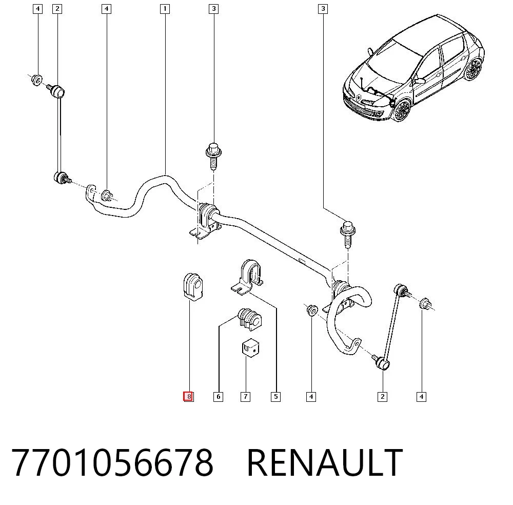 7701056678 Renault (RVI)