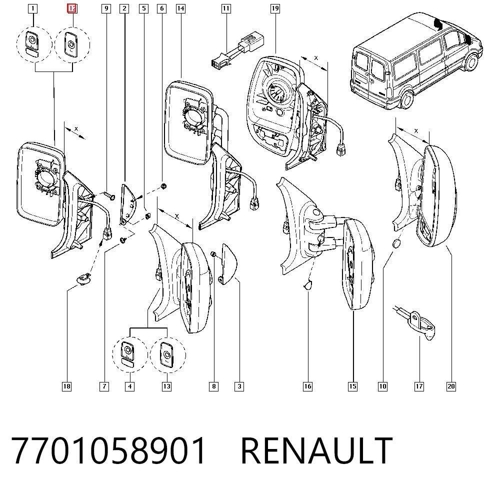 7701058901 Renault (RVI)