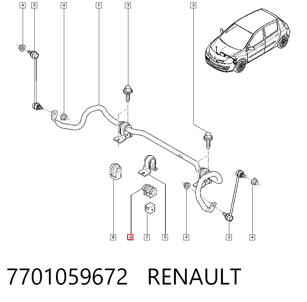 7701059672 Renault (RVI)